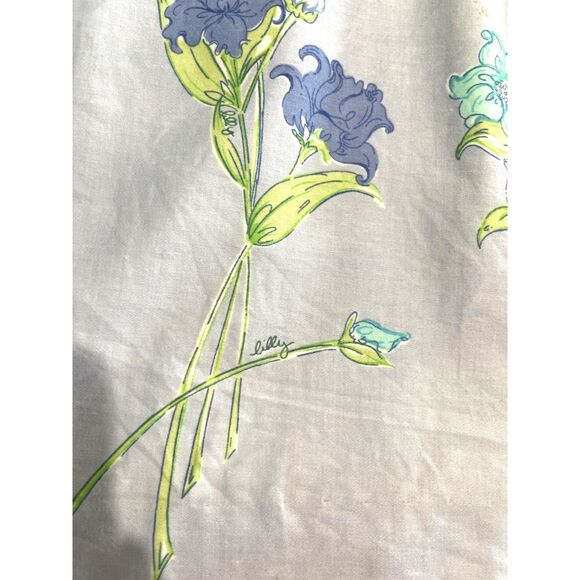 Lilly Pulitzer midi dress floral coastal beach vacation resort women 12 - Picture 4 of 6